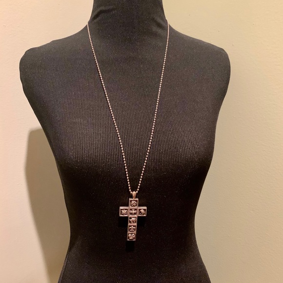 Chrome Hearts - Sterling Silver Cross Pendant - Picture 2 of 6